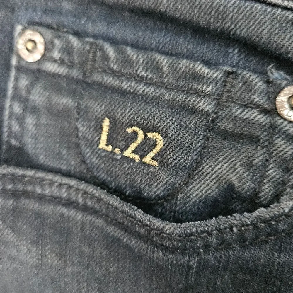 Scotch & Soda Black Denim Skinny Jean W30 L32 Skim Lot 22